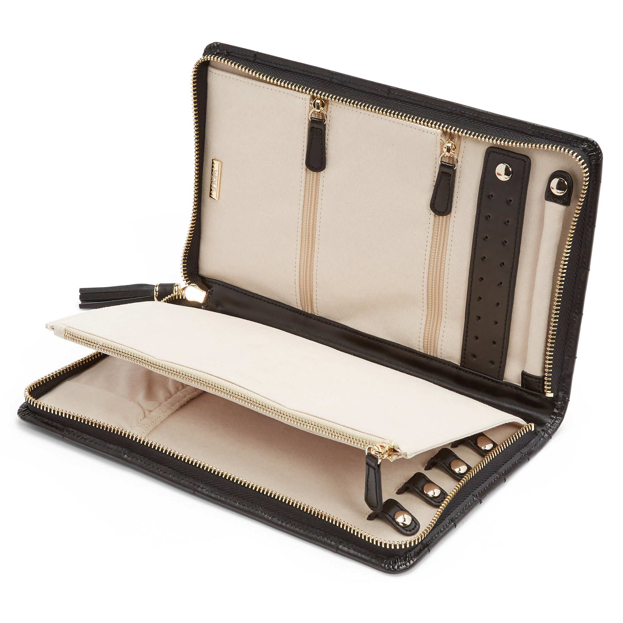 Leather travel jewelry portfolio new arrivals